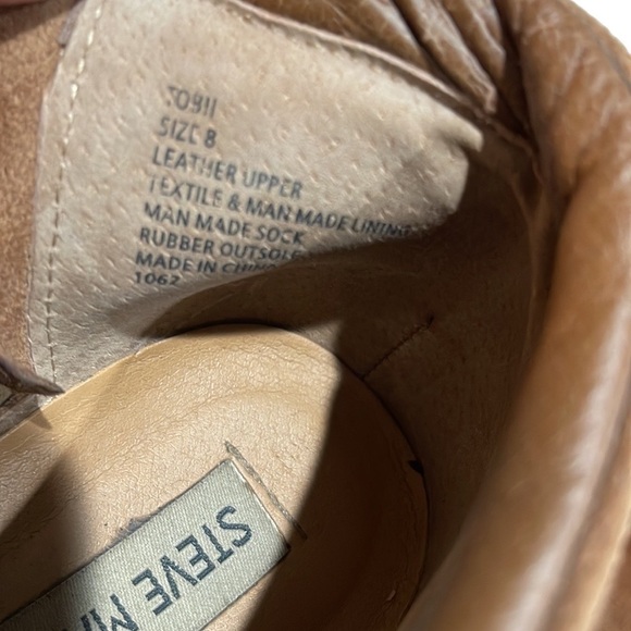 STEVE Madden Chestnut Suede Ankle Bootie SZ 8 - Picture 8 of 8